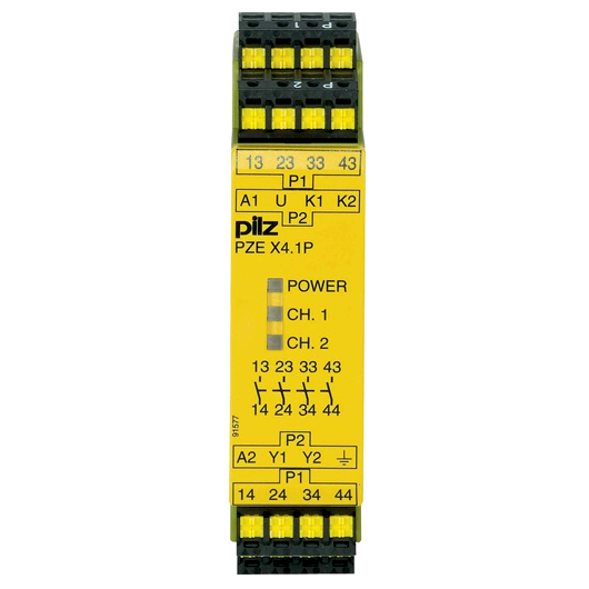 787588 New PILZ PZE X4.1P C 24-240VAC/DC 4n/o